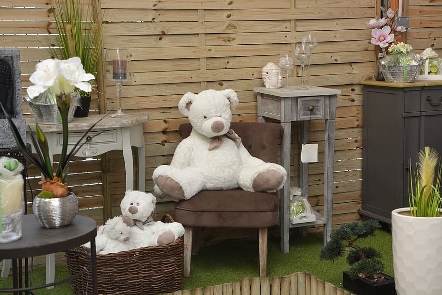 bear, plush, soft, hug, doudou, child, teddy bear, sitting HD wallpaper