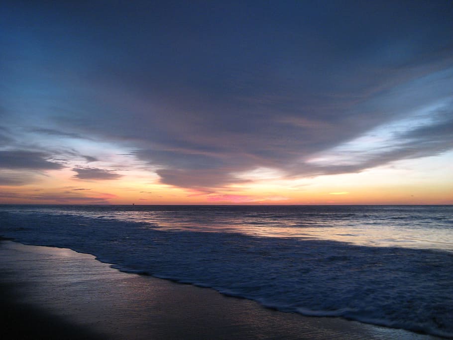 Sunset, Máncora, Peru, sea, beach, nature, sky, cloud - Sky HD wallpaper
