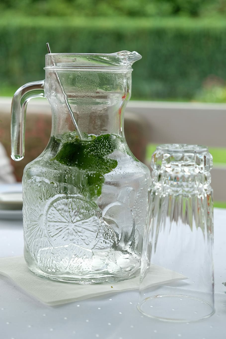 Drink, Water, Krug, Cold, refreshment, chilled, mint, glass HD wallpaper