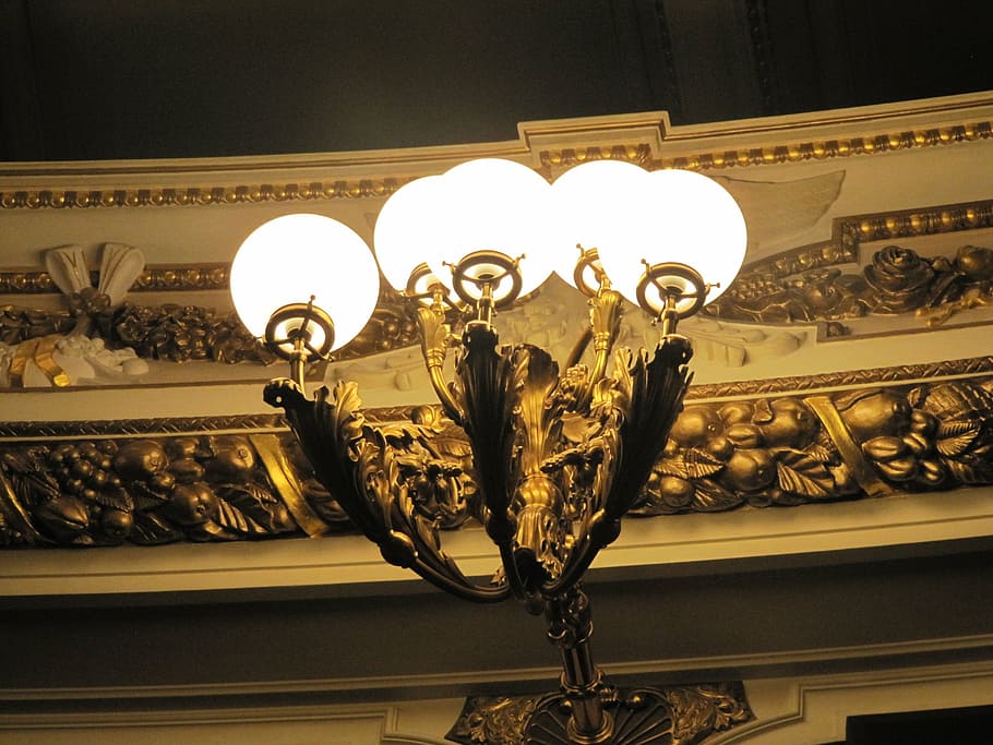 dresden, semper opera, lantern, lighting, theater, lighting equipment HD wallpaper