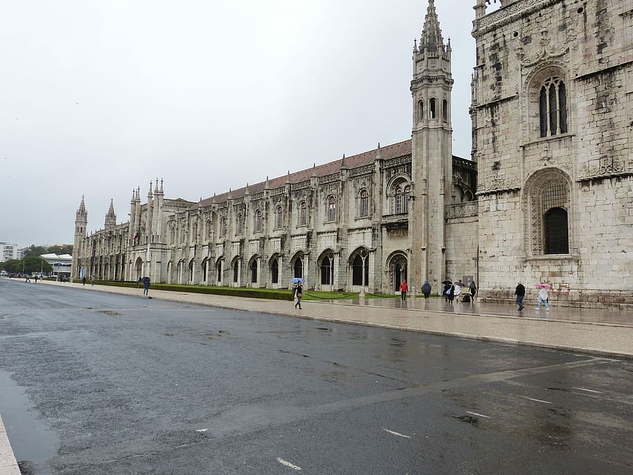 Monastery, Architecture, Historically, lisbon, statue, figure HD wallpaper