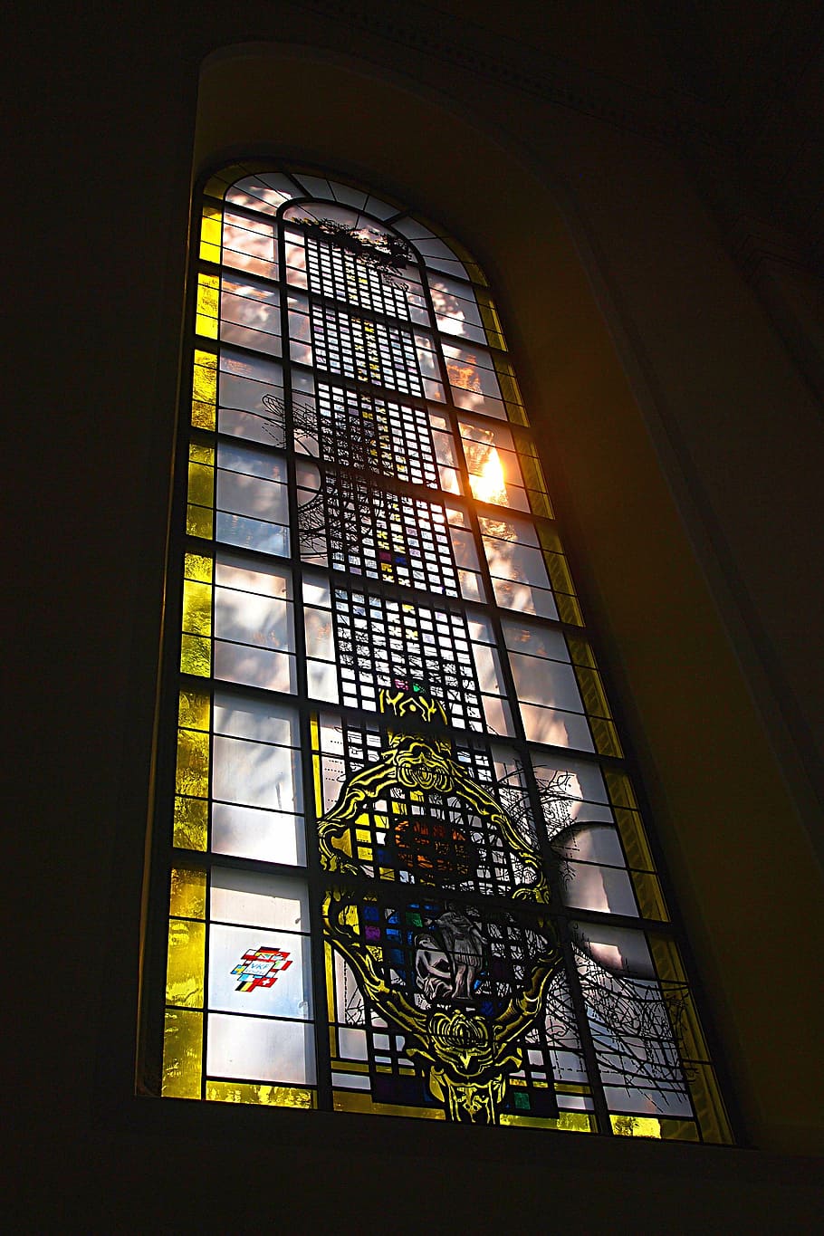 church, window, church window, stained glass, color, vista, HD wallpaper