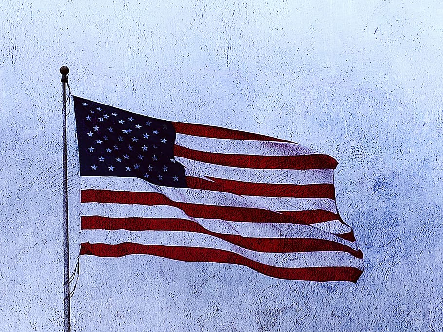 United States of America flag, american flag, usa flag, symbol, HD wallpaper