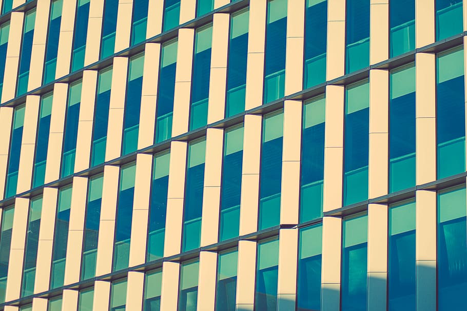 photo of high-rise building window, architecture, geometric HD wallpaper