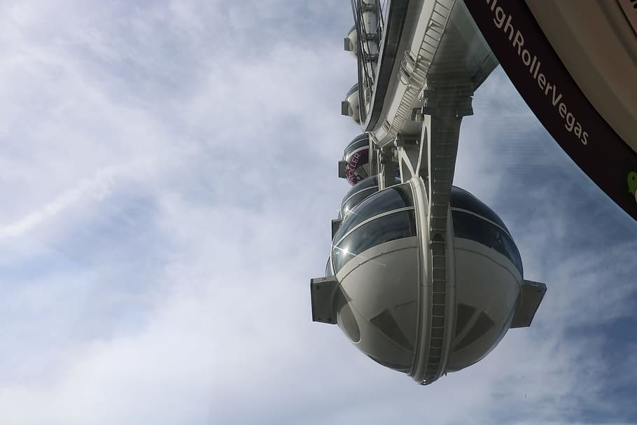 high, roller, sky, fun, entertainment, attraction, cloud - sky HD wallpaper