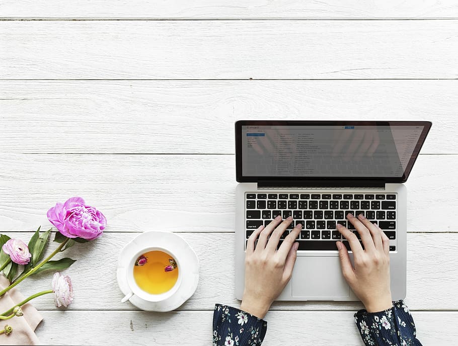 untitled, digital, device, hand, flower, tea, technology, computer HD wallpaper