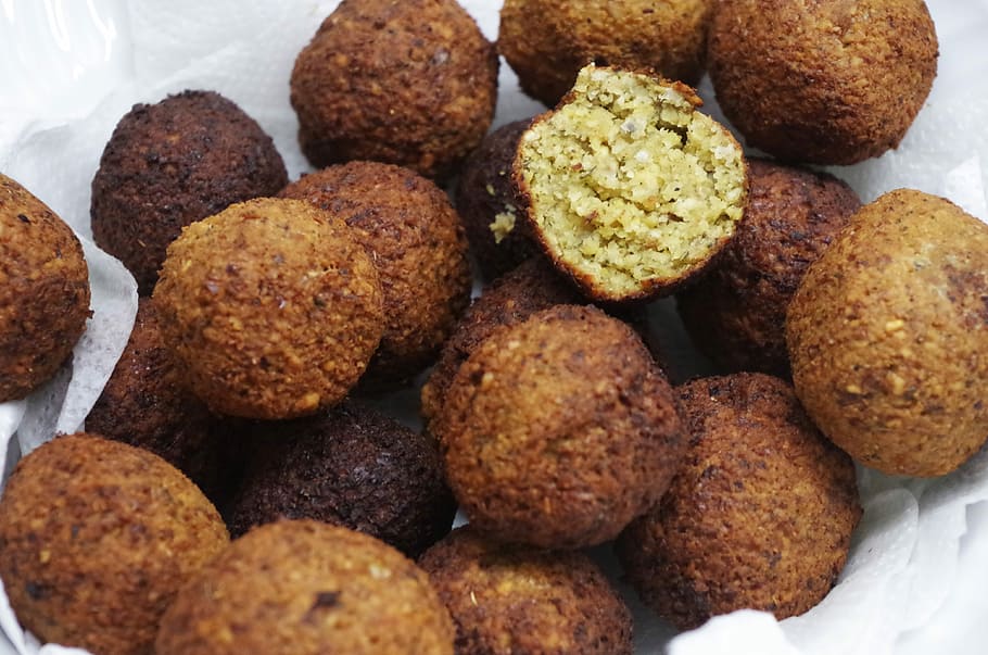 Falafel, Middle East, Chickpeas, food and drink, close-up, no people