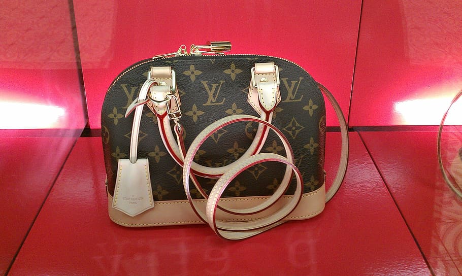 red and black louis-vuitton crossbody