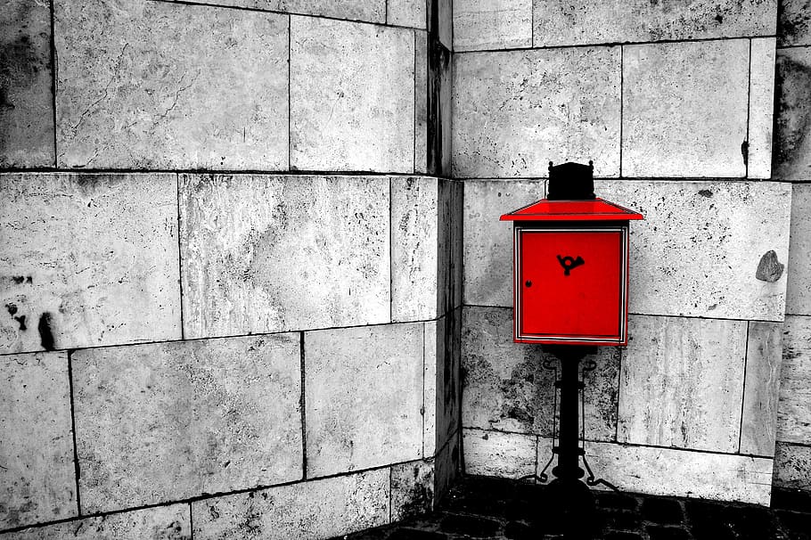 selective-color photography of mailbox, esztergom, basilica HD wallpaper
