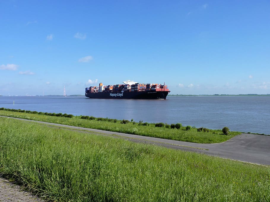 ship, container, shipping, freight Transportation, cargo Container HD wallpaper