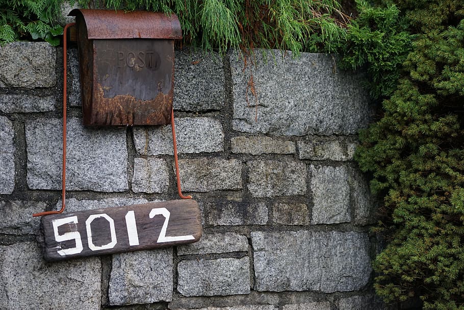 house, fresh, villa, mailbox, text, communication, western script HD wallpaper