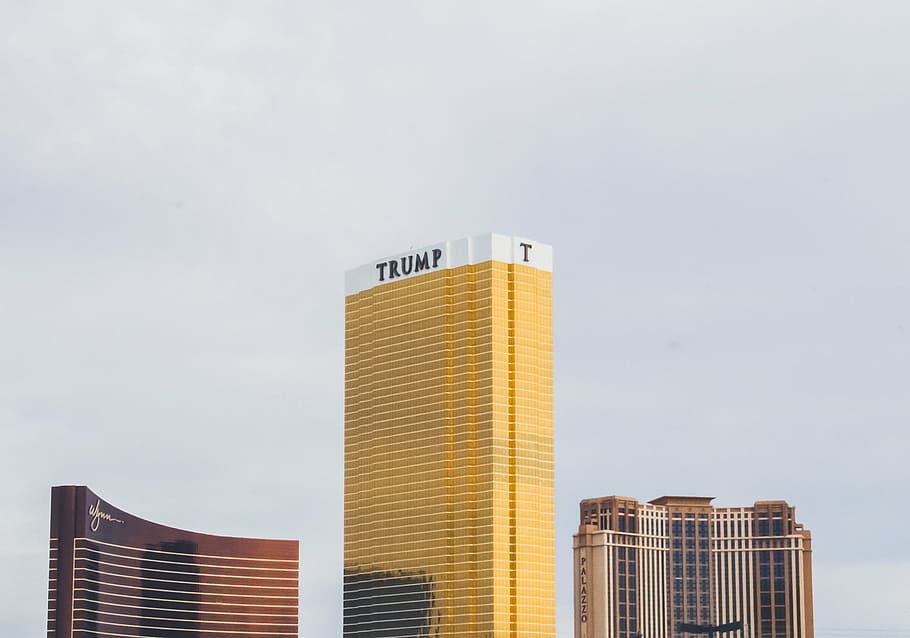 Trump concrete building, architecture, infrastructure, sky HD wallpaper