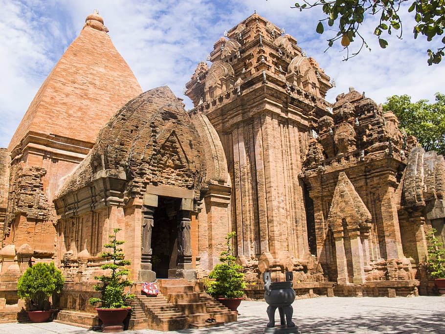 champa, temple, neck diameter, architecture, built structure HD wallpaper