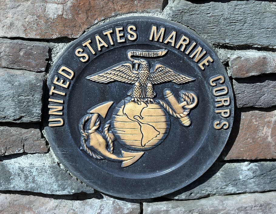 HD wallpaper: United State Marine Corps logo, United States Marine Corps, Emblem - Wallpaper Flare