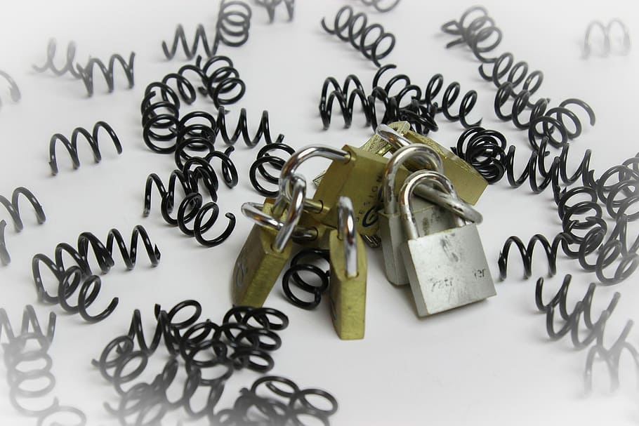 padlock, chains, privacy, security, safety, protect, locked HD wallpaper