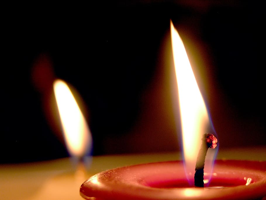 candles, flames, light, fire, dark, burning, wax, candlelight HD wallpaper