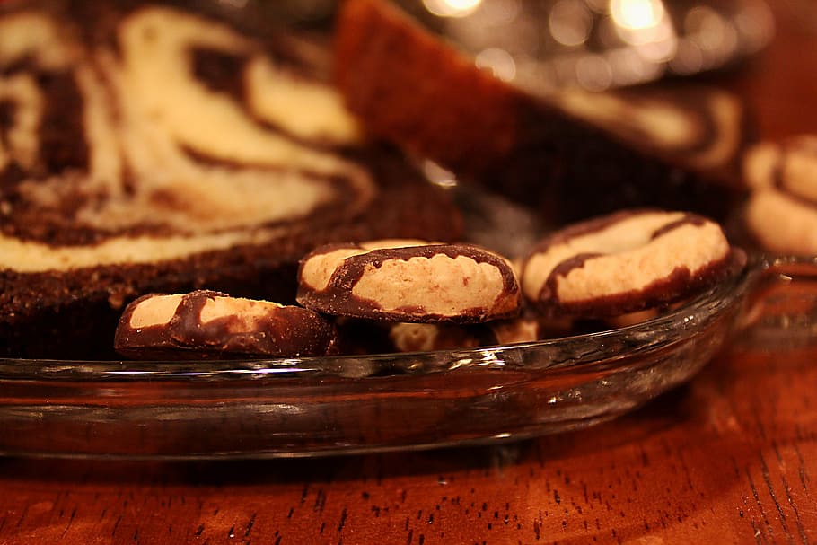close-up view, cookies, tea time, food and drink, sweet food HD wallpaper