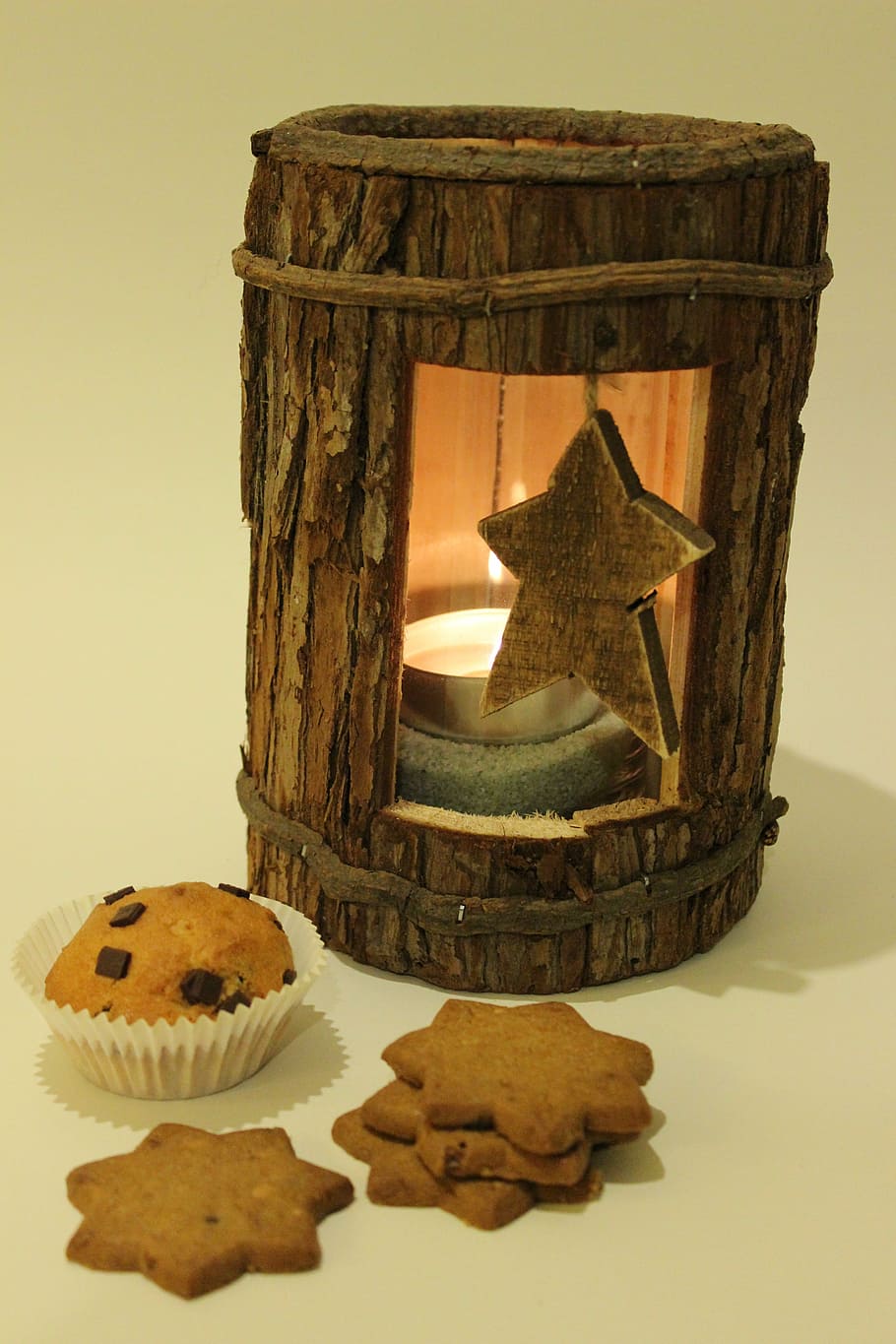 cookie, muffin, cookies, candlelight, rustic, brown, food and drink HD wallpaper