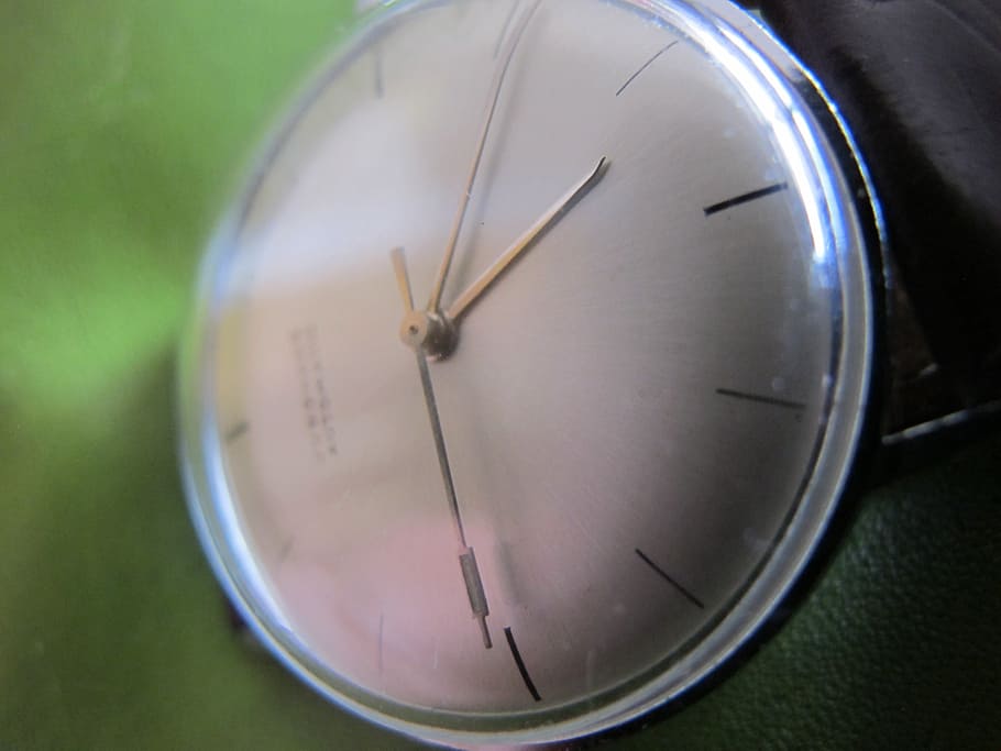 clock, junghans, automatic, time, close-up, instrument of time HD wallpaper