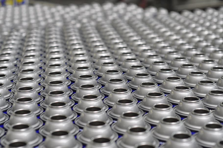 cans, manufacturing, business, manufacture, production, factory, HD wallpaper