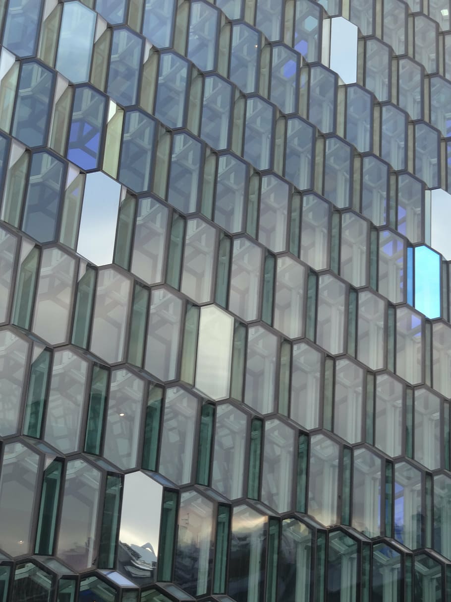 windows, scales, blue, glass, building, architecture, backgrounds HD wallpaper