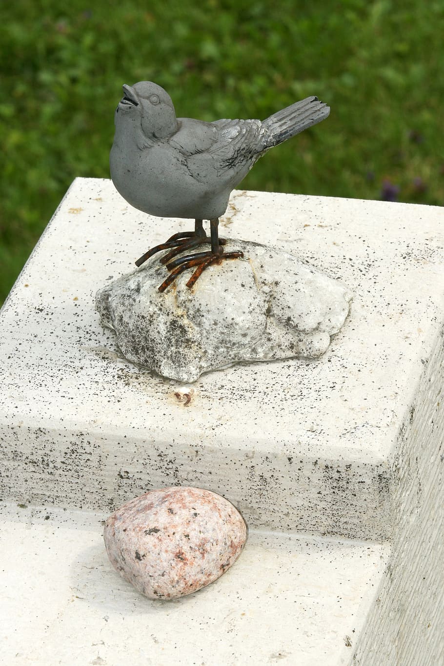 bird, harmony, cemetery, wing, sweet, deco, mourning, tomb figure HD wallpaper