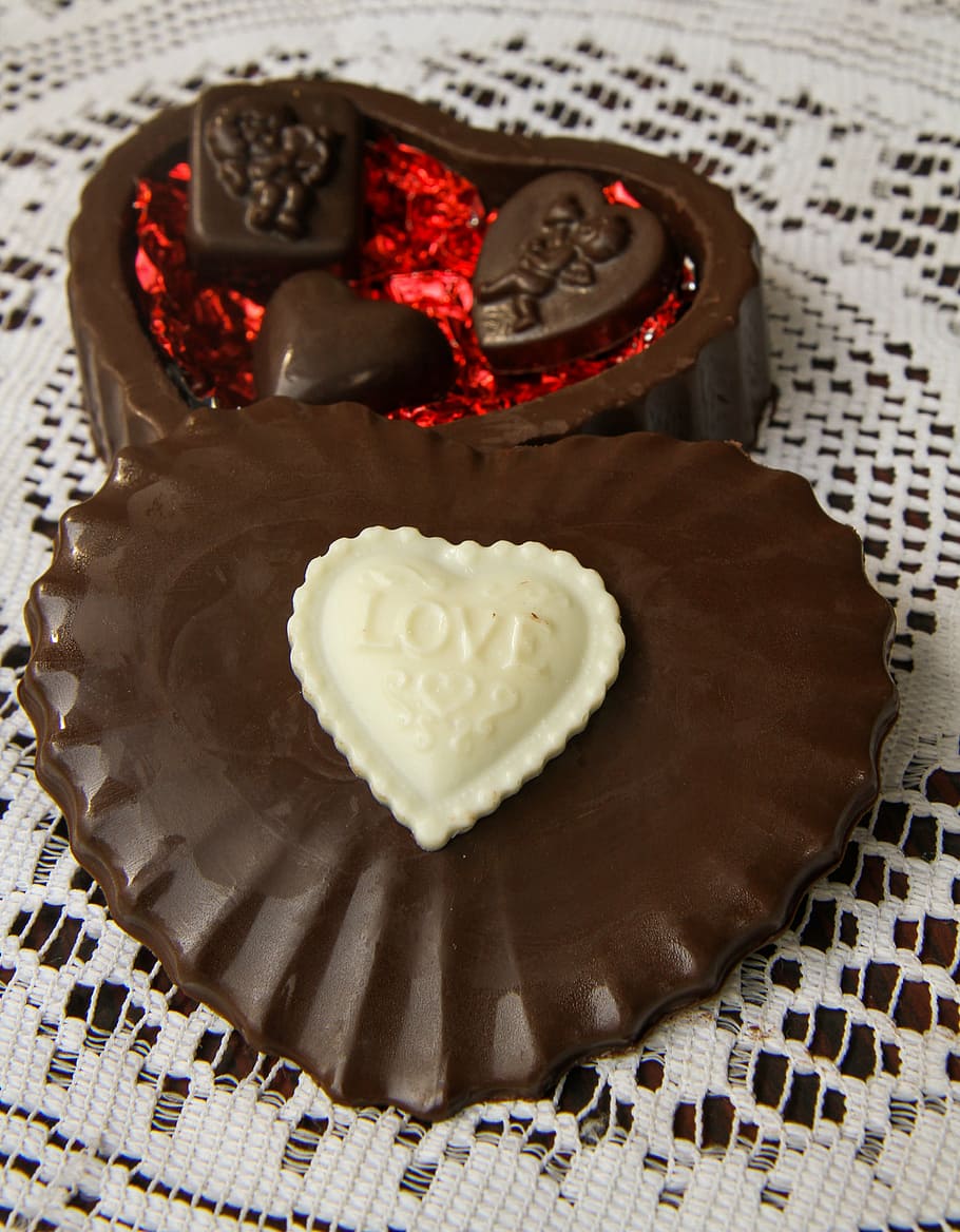 hart, chocolate, love, coco, food, dessert, sweet Food, cake HD wallpaper