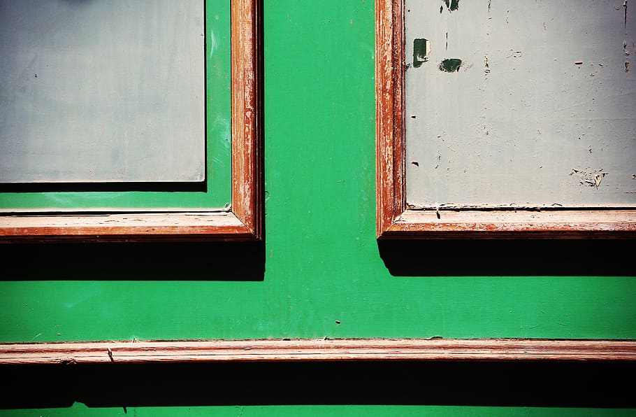 Door, Texture, Damaged, Grunge, green, grungy, old, weathered HD wallpaper