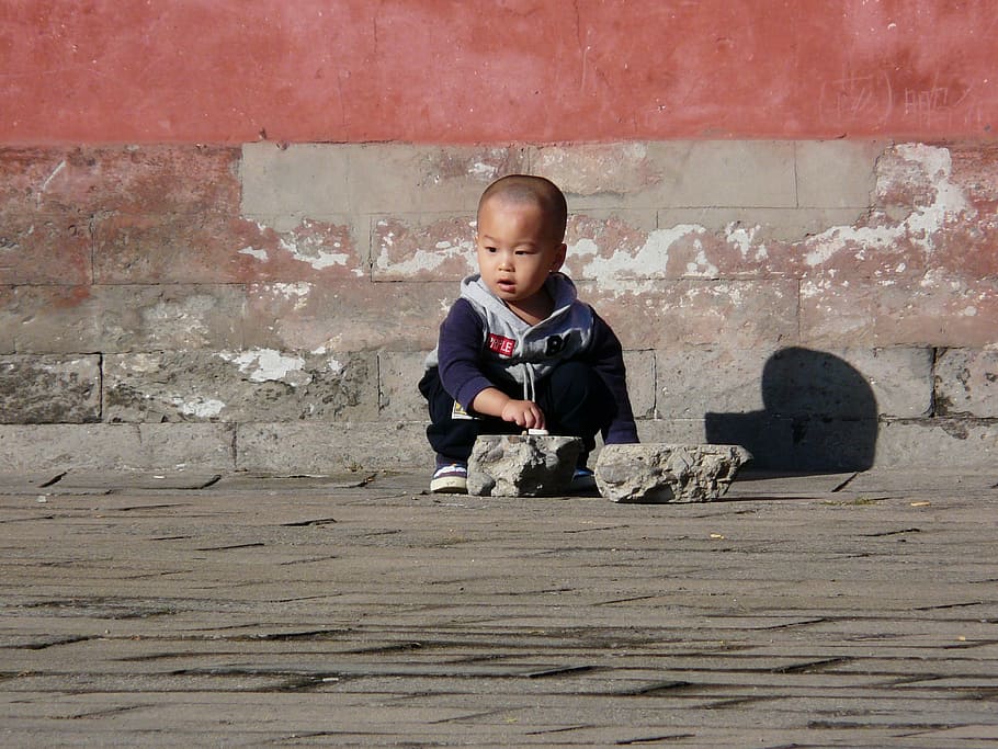 kid, china, chinese, beijing, happy, child, one person, childhood HD wallpaper