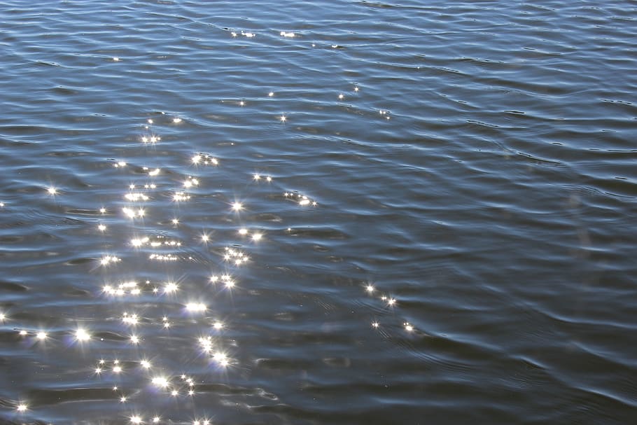 water, sunshine, summer, full frame, backgrounds, rippled, no people HD wallpaper