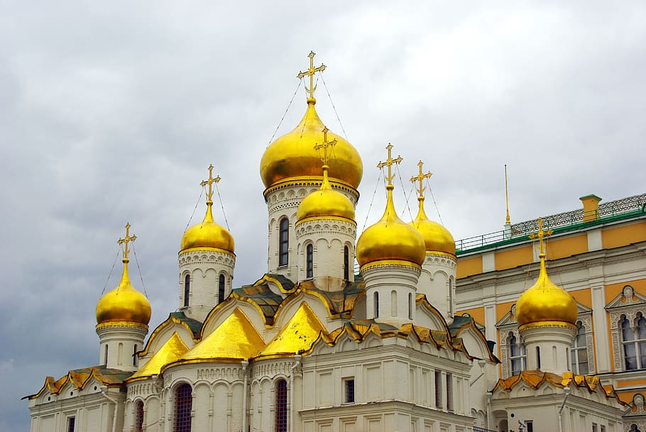 russia, yaroslav, church, bulbs roof, architecture, doré, orthodox, HD wallpaper