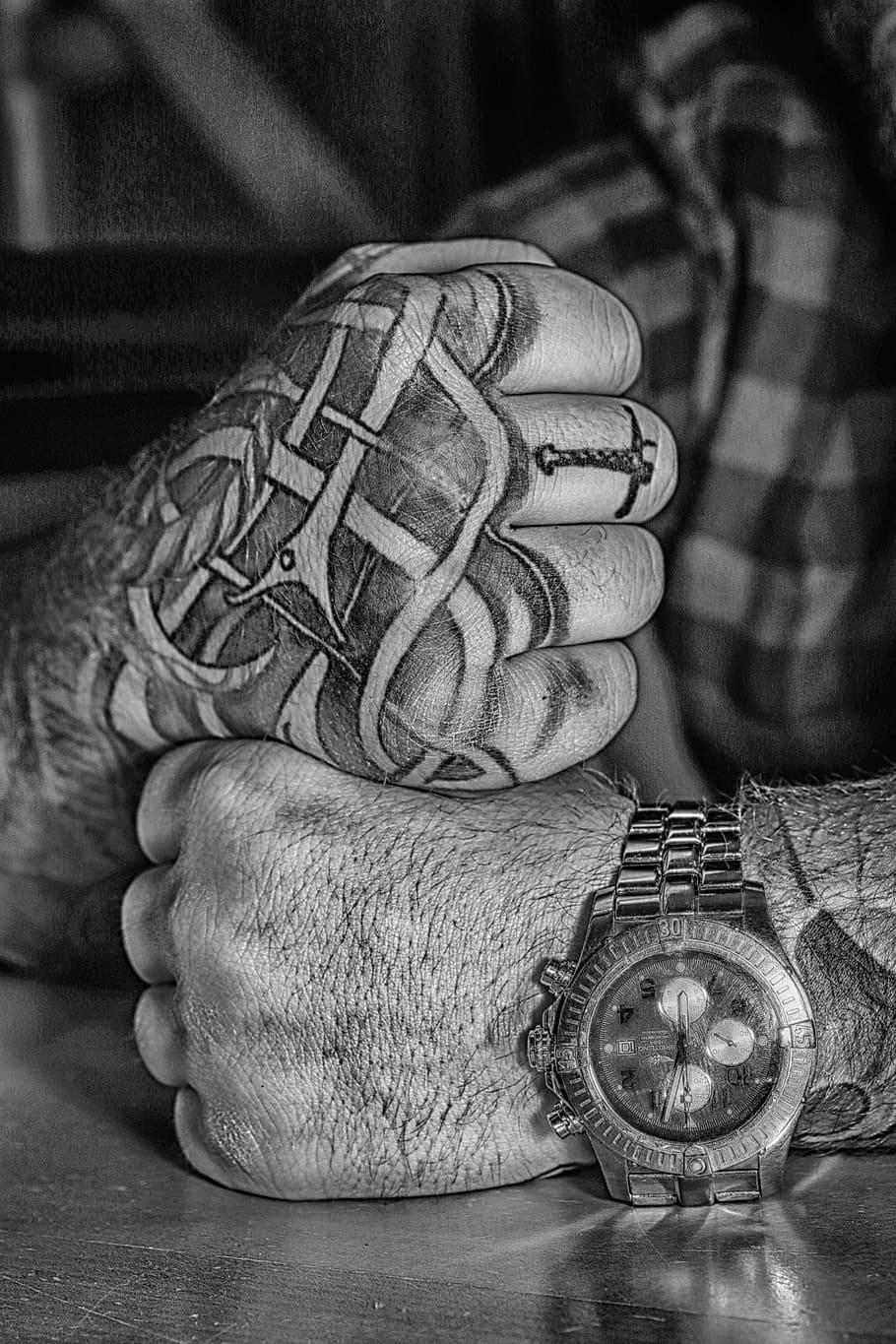 hands, people, man, tattoo, human body part, human hand, one person HD wallpaper
