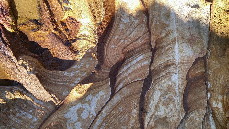 australia, sydney, backwaters, stone, carving, rock, rock formation HD wallpaper