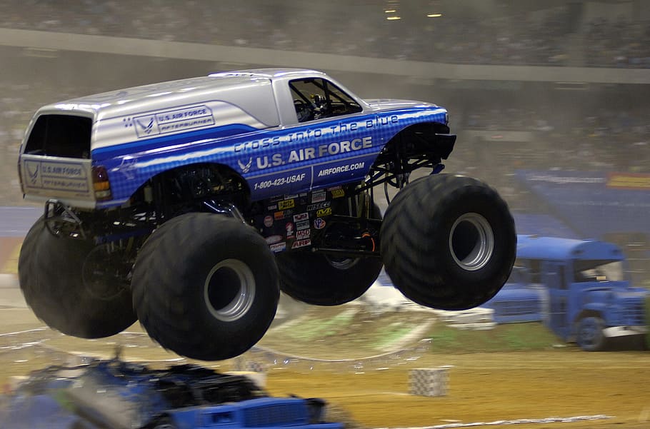 HD wallpaper: monster truck, jam, rally, stadium arena, exhibition ...