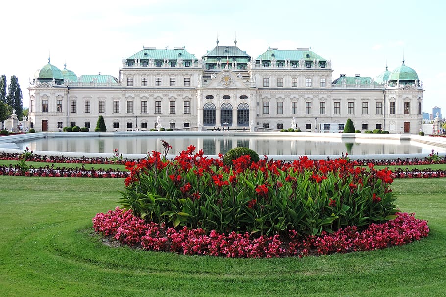 vienna, castle, belvedere, architecture, built structure, building exterior, HD wallpaper