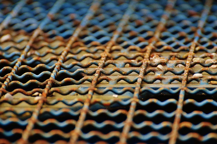 site, construction work, iron railings, construction machine HD wallpaper