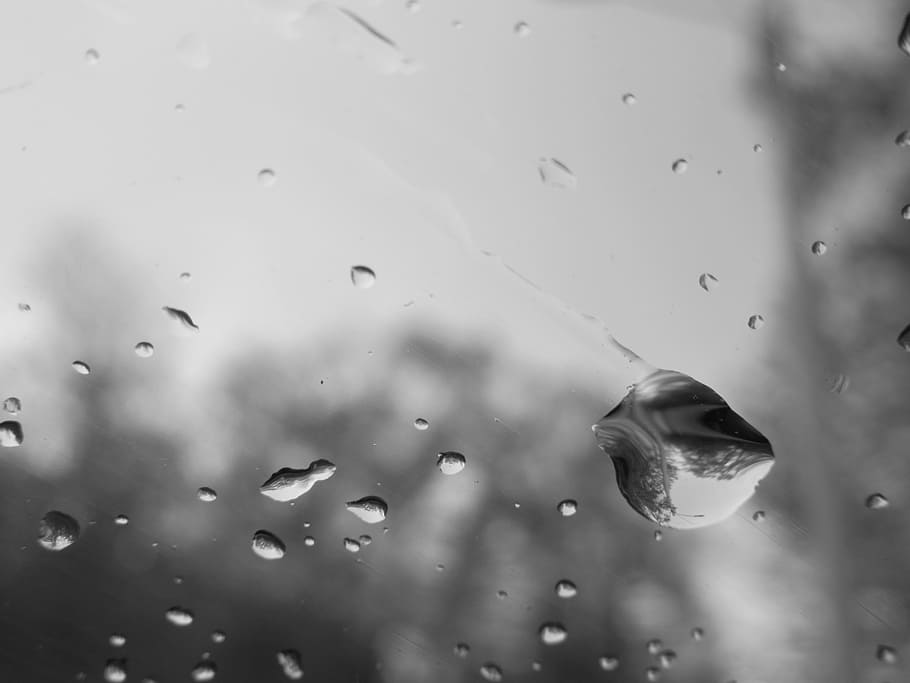 rain, water, glass, drops, windshield, waterdrops, nature, wet HD wallpaper