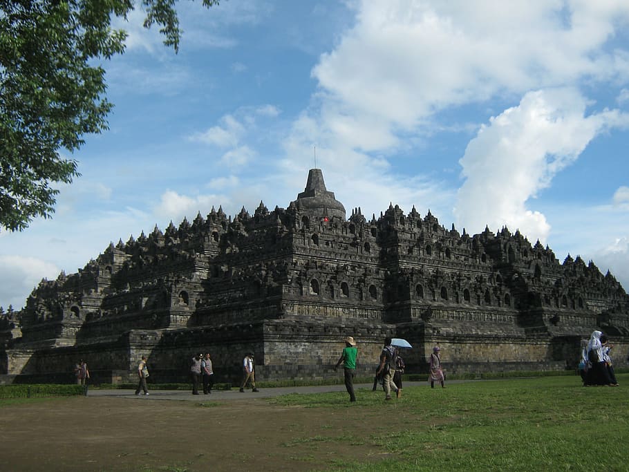 borobudur, temple, indonesia, architecture, asia, temple - Building, HD wallpaper