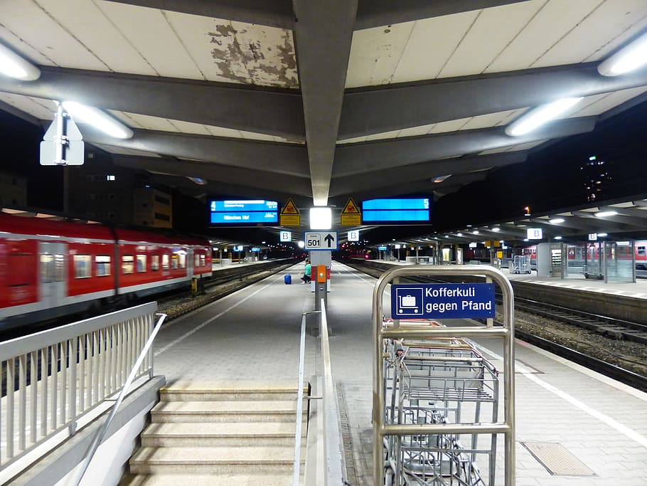 train, gateway, departure, arrival, containing, stop, railway station HD wallpaper