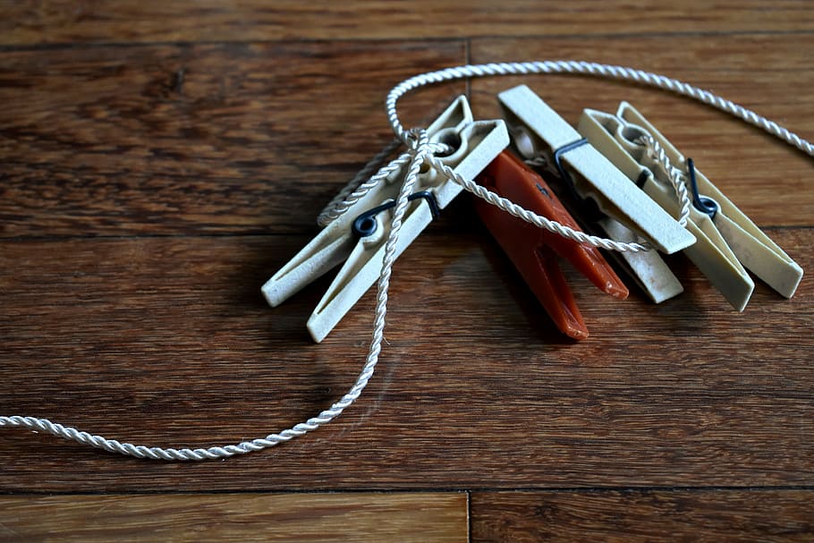 clothes peg, rope, clothesline, wood - material, indoors, table HD wallpaper