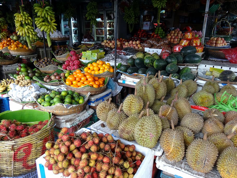market, vegetables, fruit, exotic, colorful, choice, variation HD wallpaper