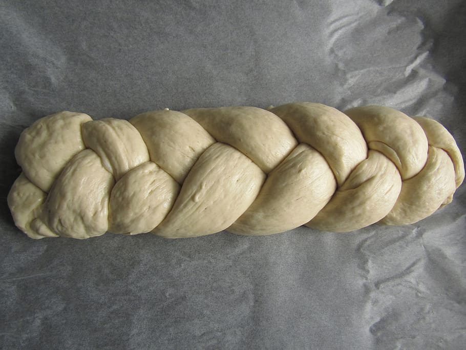 homemade bread, white bread, braided bread, food and drink HD wallpaper