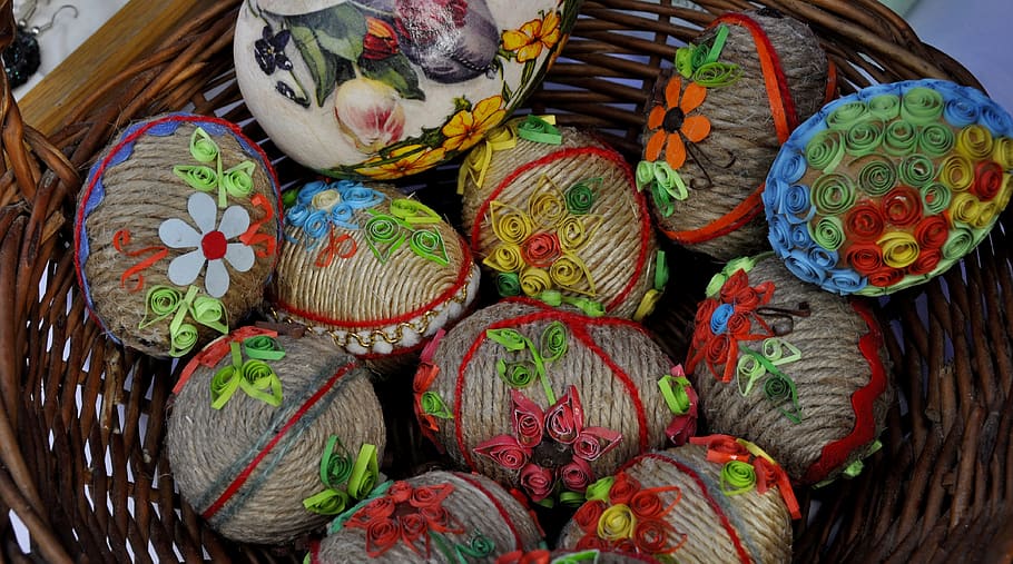 eating, traditional, model, handcrafted, eggs, easter, easter eggs HD wallpaper