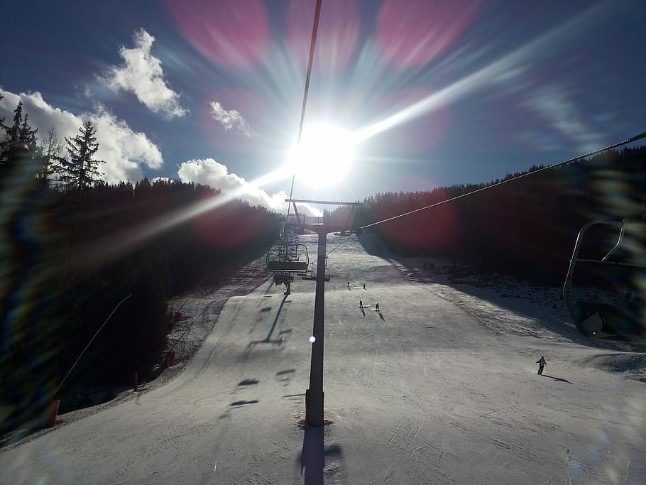Ski Area, Ski Run, Wintry, gerlitzen, carinthia, winter, snow magic HD wallpaper