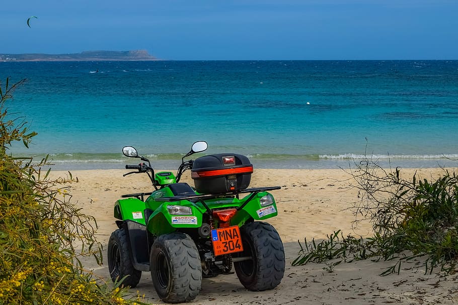 buggy, quad, sand, beach, travel, sea, vacation, island, adventure HD wallpaper
