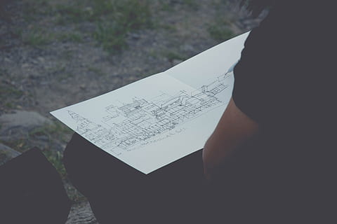 man, person, creative, working, architect, architectural design HD wallpaper