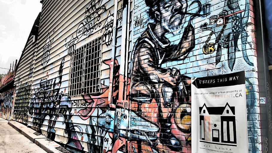 toronto, canada, graffiti, architecture, built structure, art and craft HD wallpaper
