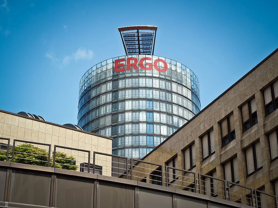 architecture, modern, building, skyscraper, düsseldorf, glass HD wallpaper