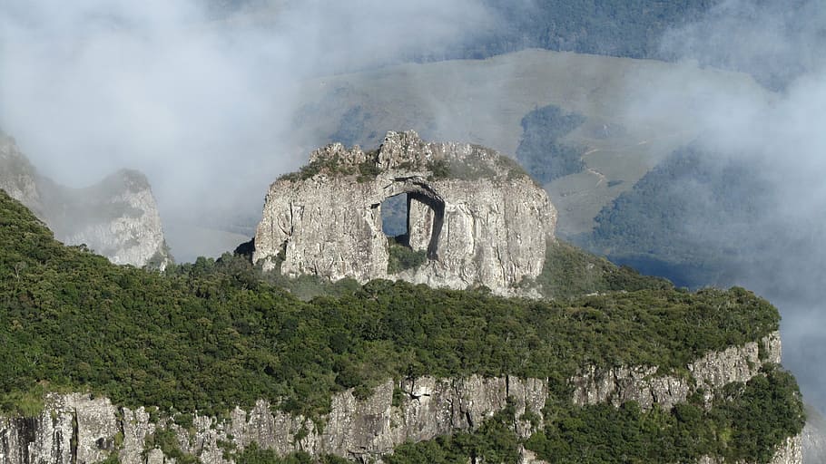 pedra furada, urubici, serra, mountain, architecture, nature