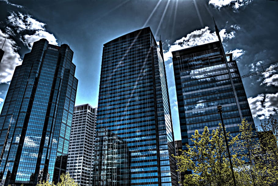 calgary, city, canada, skyscraper, alberta, downtown, skyline HD wallpaper